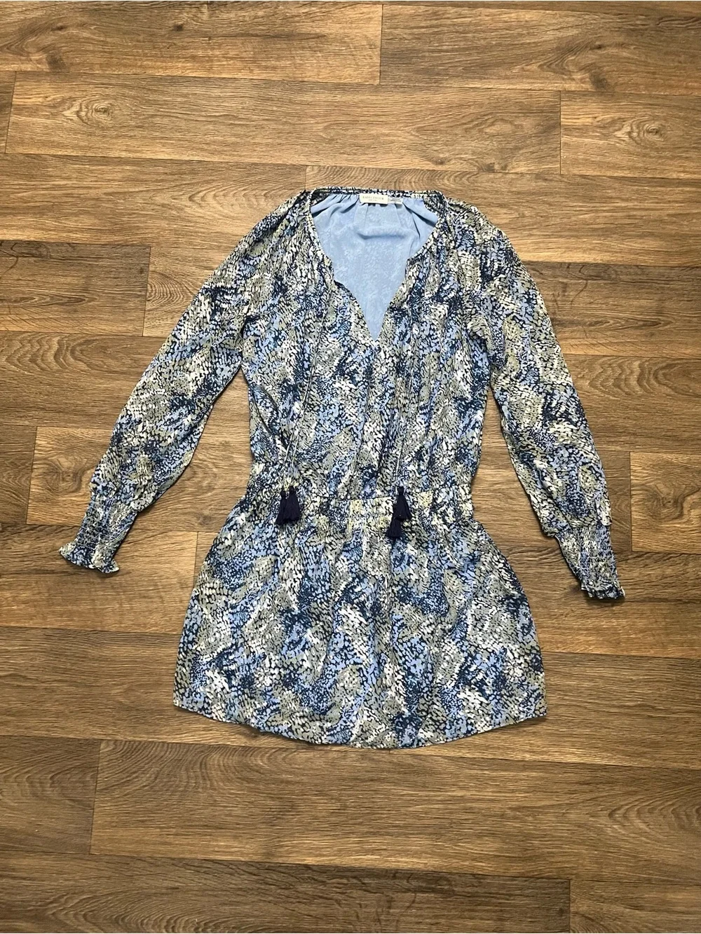 Ramy Brook Brinley Dress Blue Size Large